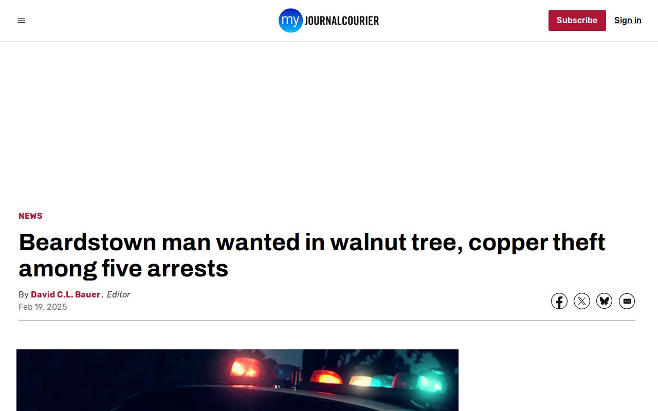 Journal-Courier report about a Beardstown investigation